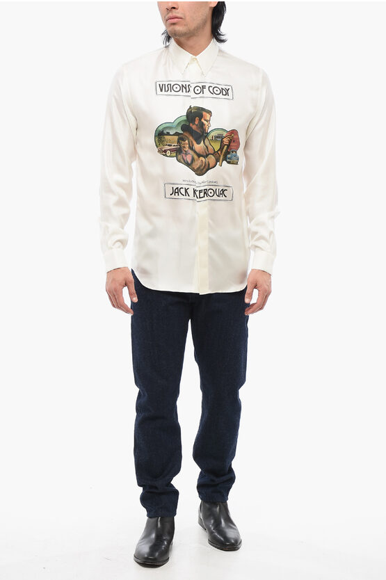 dior × jack kerouac デニムシャツ