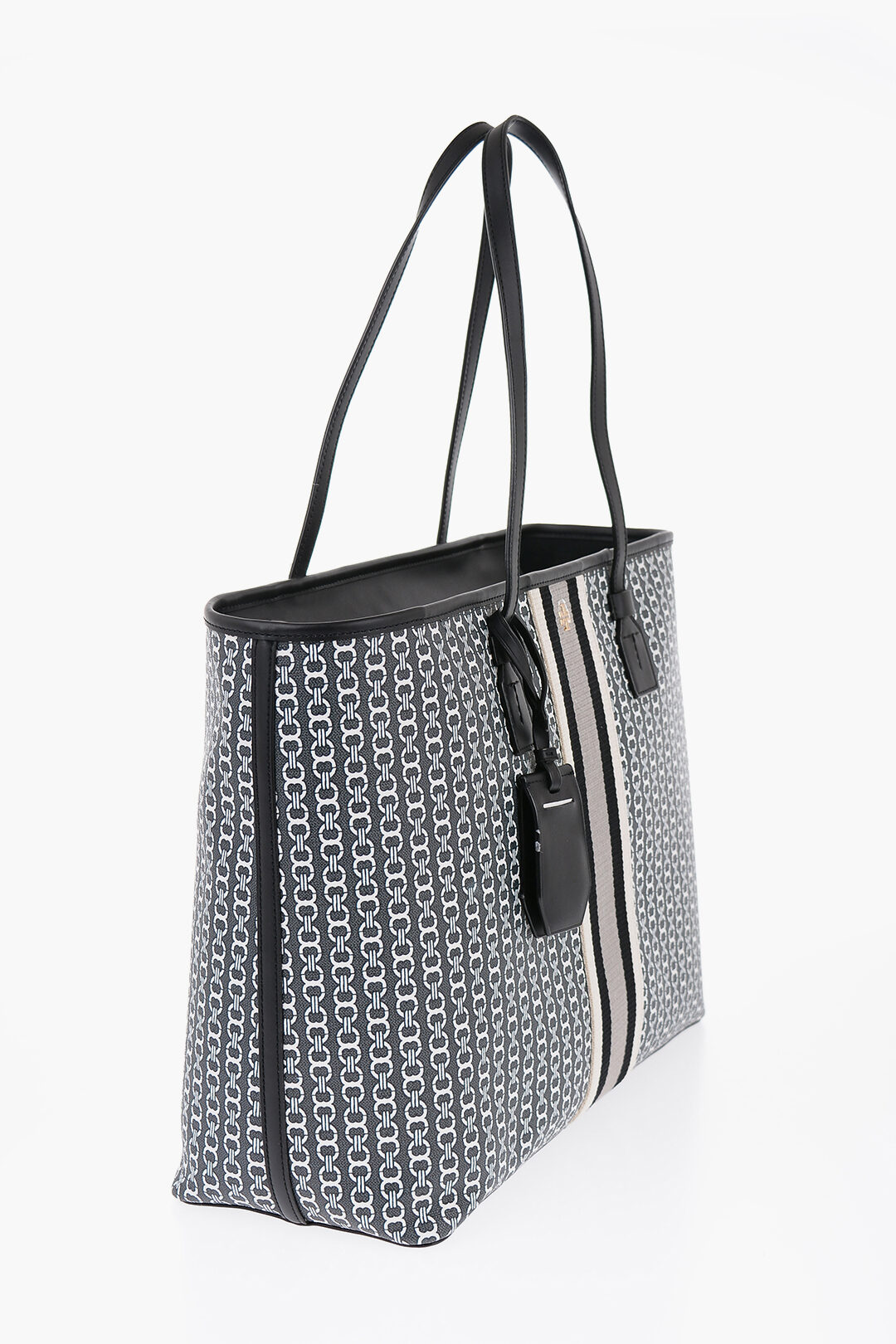 Printed Leather GEMINI LINK Tote Bag