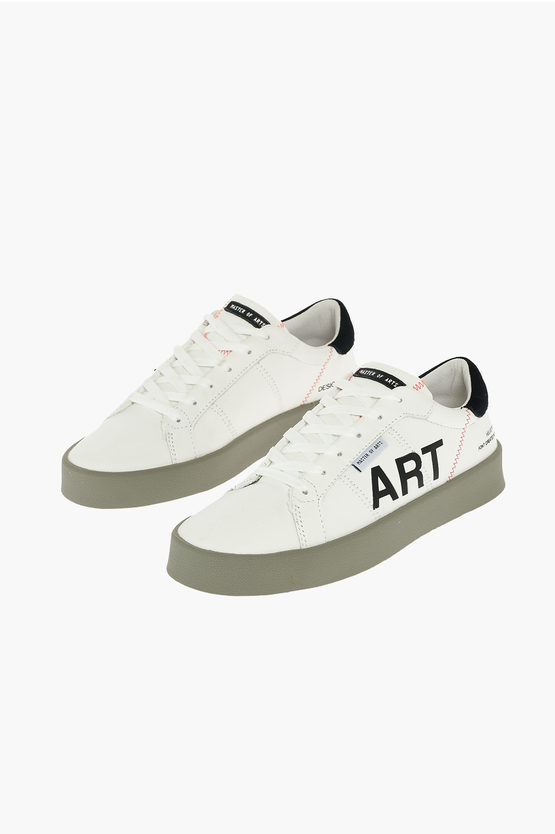 white leather low tops