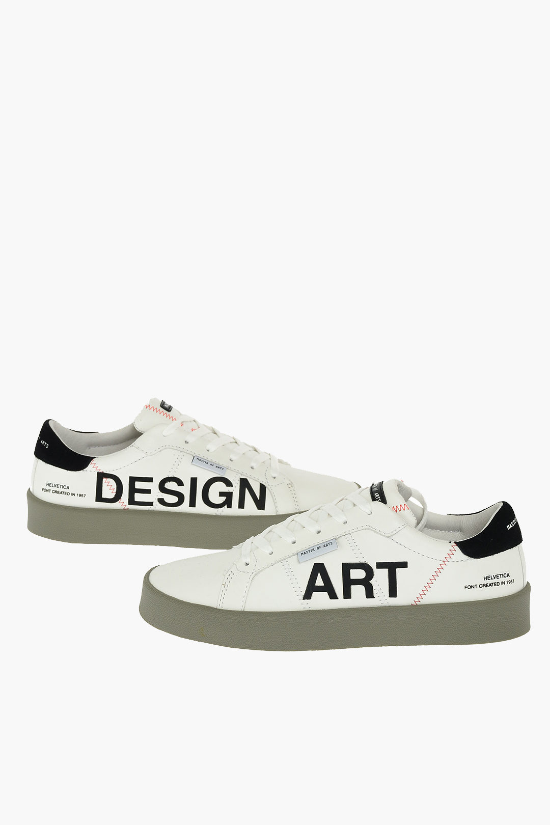 skade smerte kanal MOA Master of Arts printed leather low-top sneakers men - Glamood Outlet