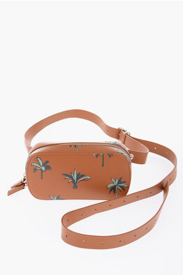 Jil Sander Printed Leather Shoulder Bag TRADITION men - Glamood Outlet