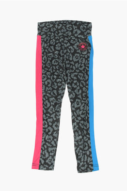 Nike KIDS All-Over Logo Printed Dri-Fit Leggings girls - Glamood