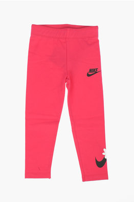 Nike KIDS All-Over Logo Printed Dri-Fit Leggings girls - Glamood Outlet