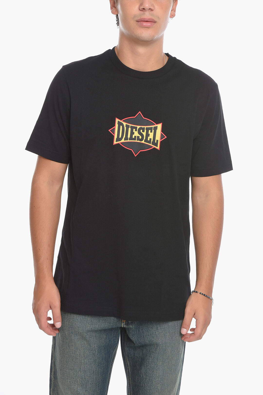 Diesel Printed Logo T-JUST-C13 Crew-Neck T-shirt men - Glamood Outlet