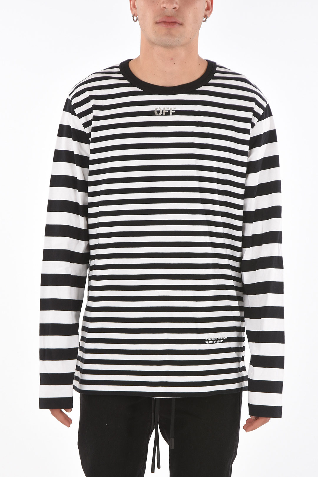 Off white striped outlet shirt long sleeve