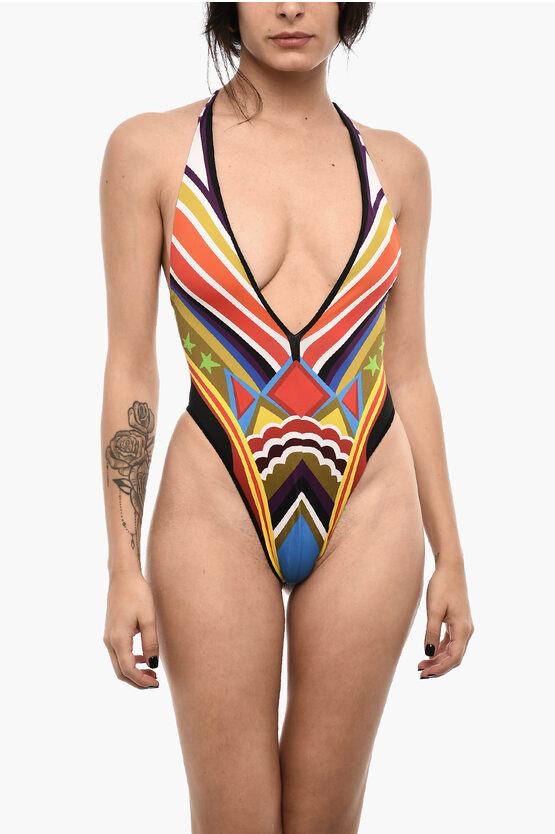 DSQUARED2 PRINTED ONE PIECE SWIMSUIT