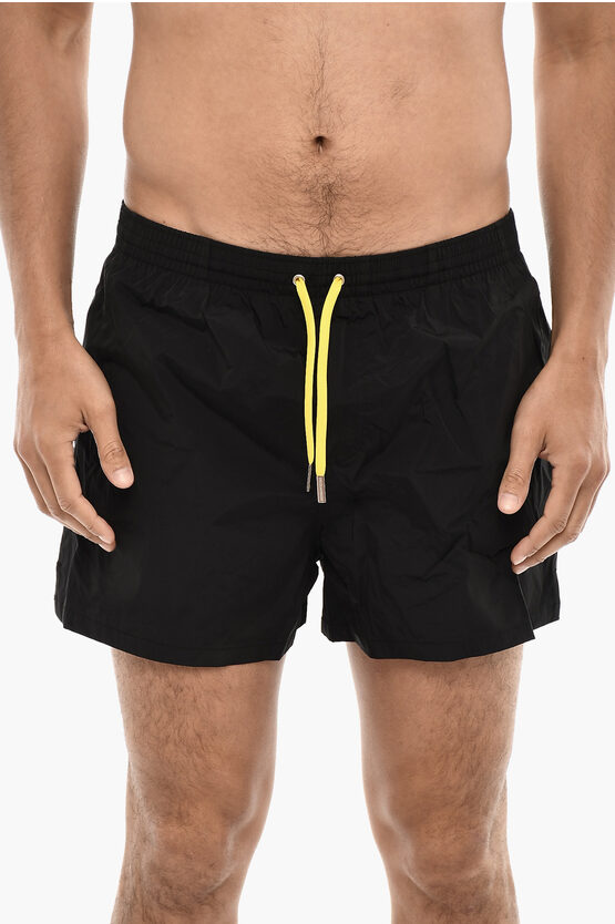 Dsquared2 Printed Pacman Swimshorts With Dawstrings Grösse 48