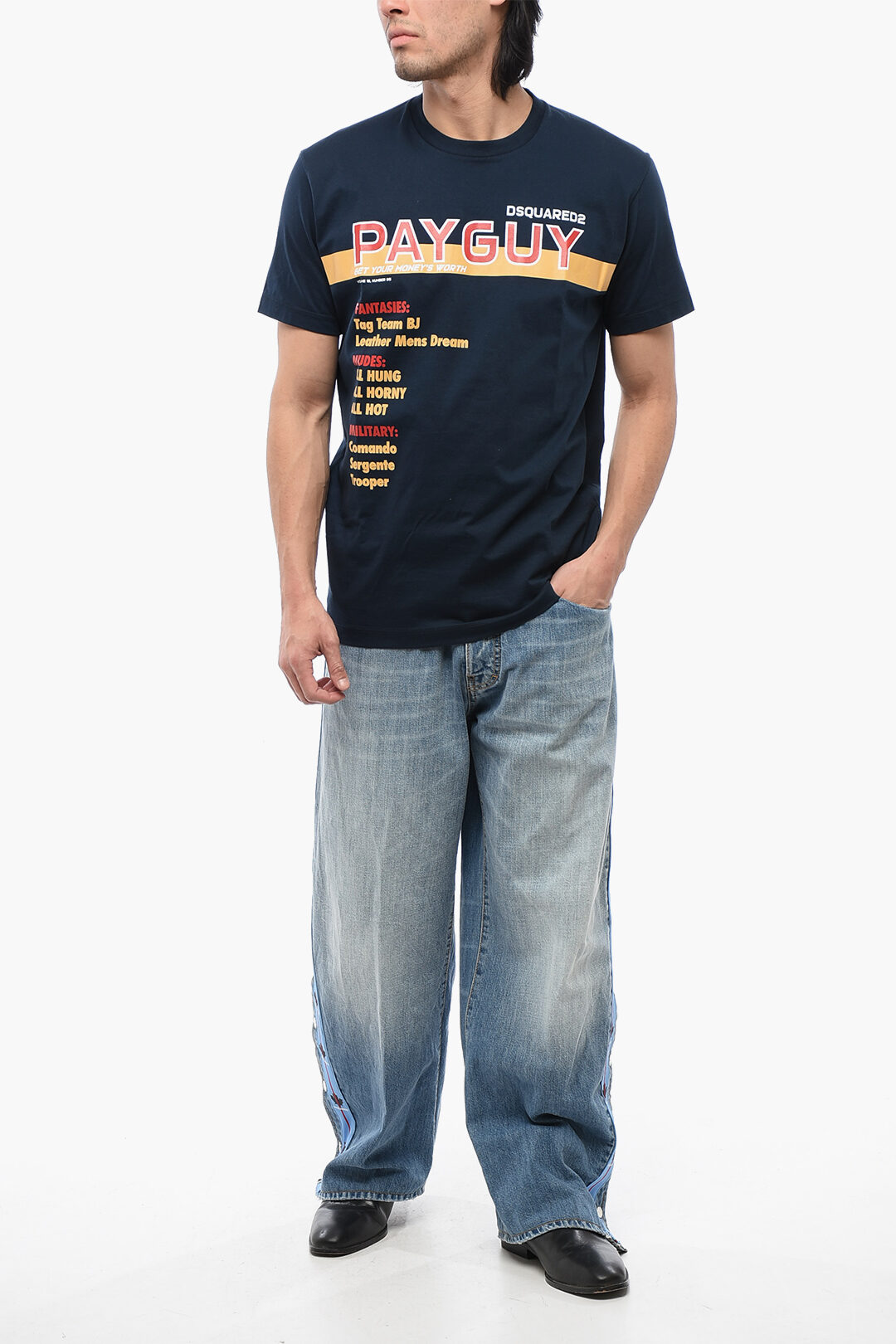 Tシャツ・カットソー DSQUARED2 Cool fit cotton t-shirt with logo print S71GD1391D20020900G1.jpg?sw=