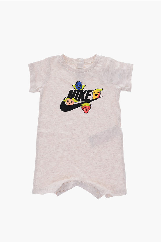 Nike Kids' Printed Romper Suit In Neutral