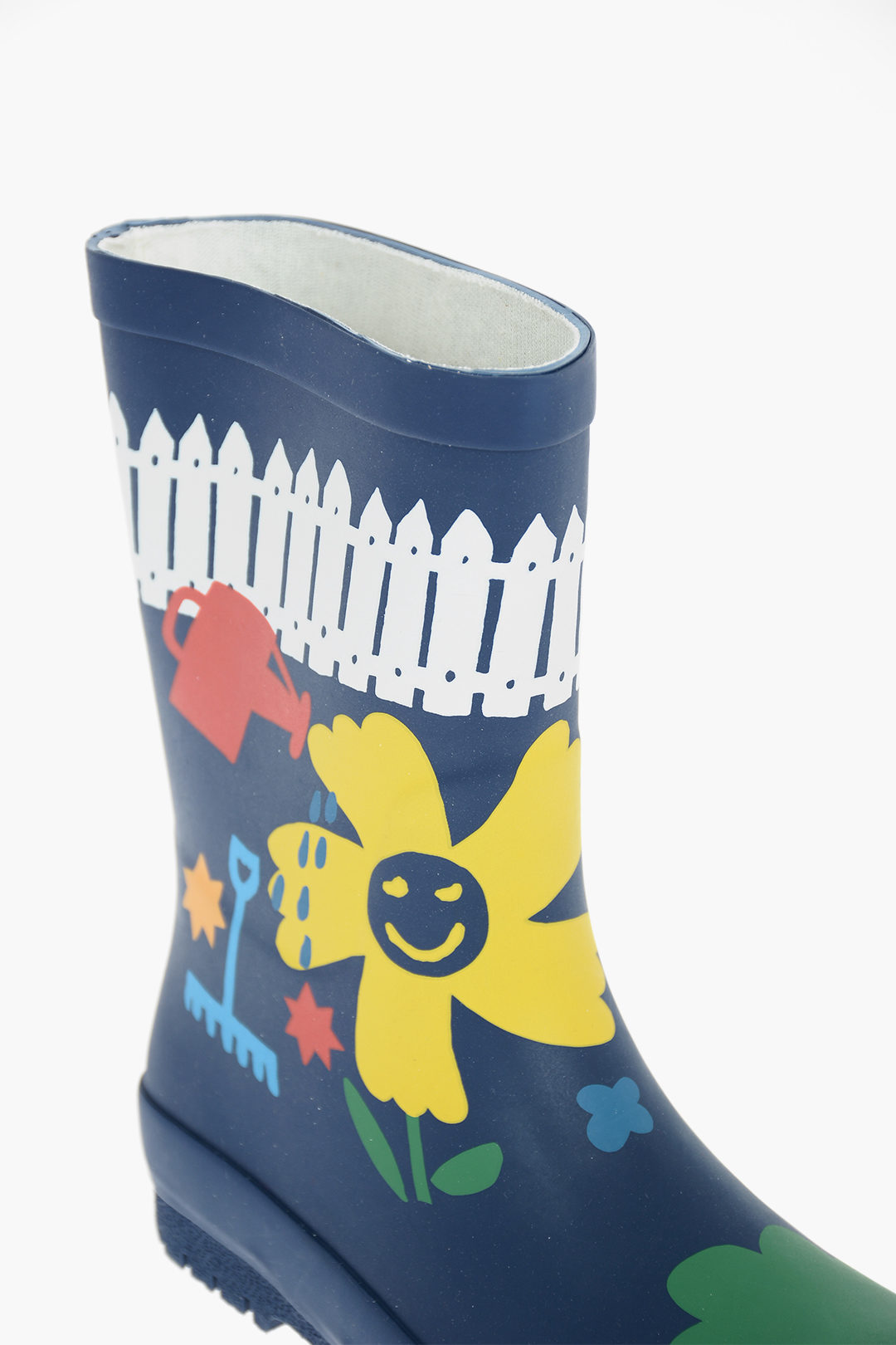 printed rubber boots