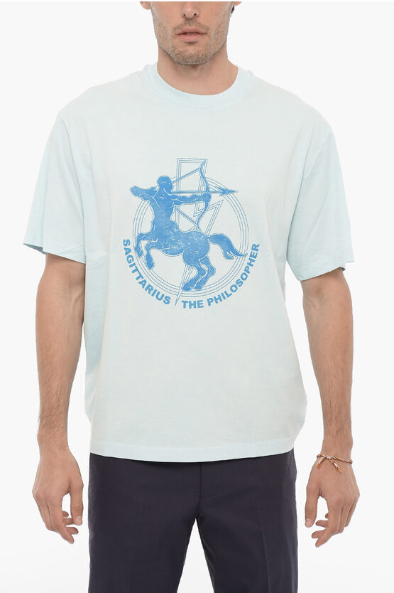 Neil Barrett Printed Sagittarius The Philosopher Crew-neck T-shirt