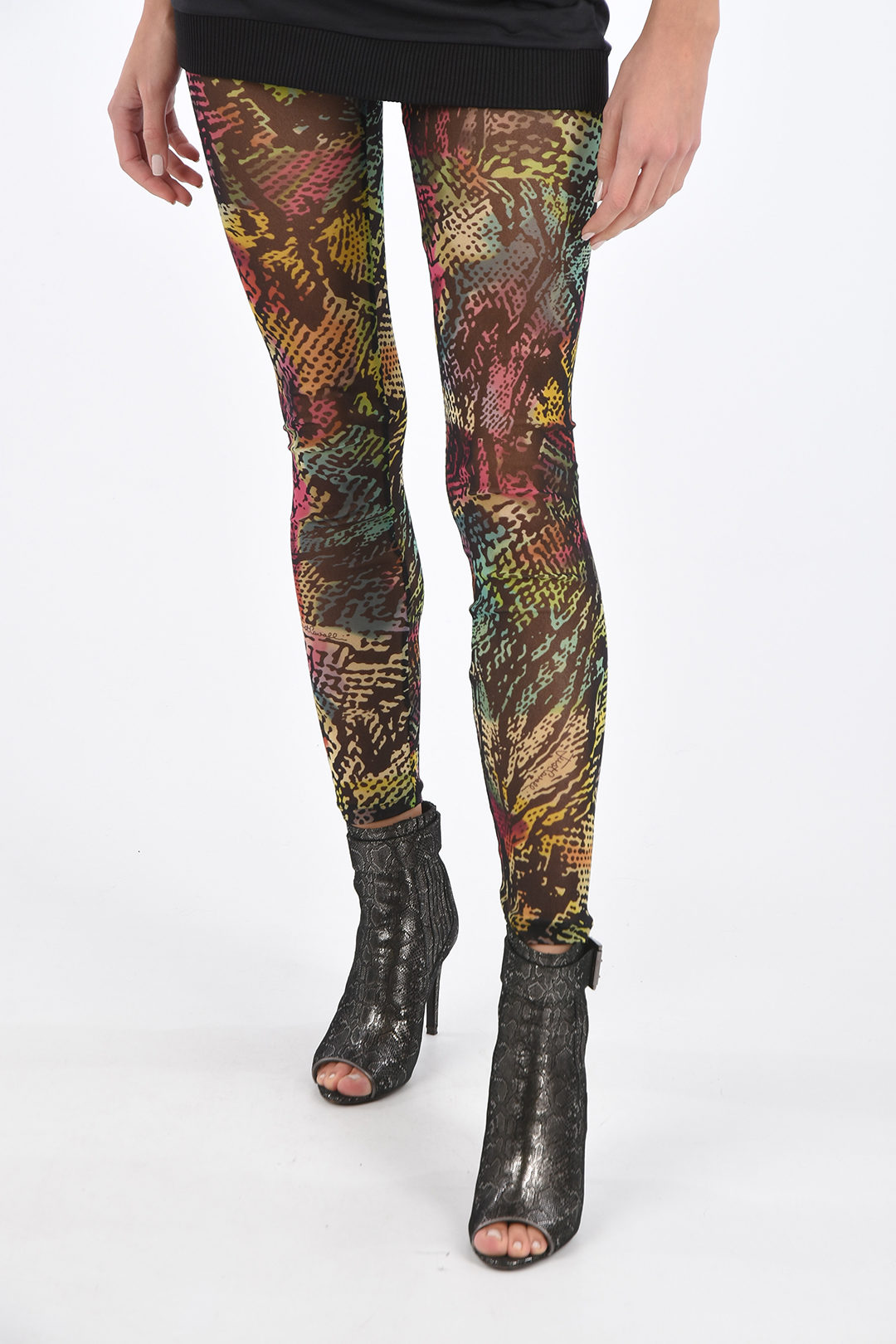 Ganni Floral Patterned Sheer Leggings women - Glamood Outlet