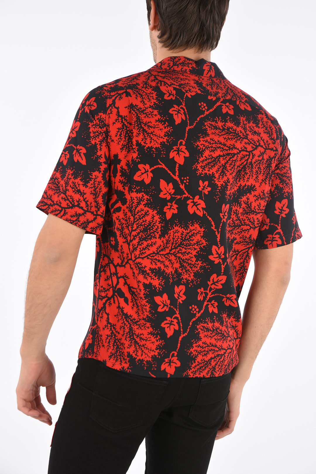 Alexander McQueen Printed short sleeve shirt men - Glamood