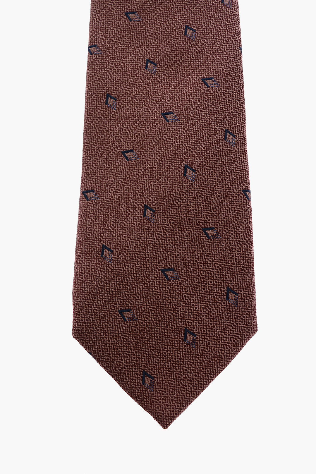 Corneliani printed silk kipper tie men - Glamood Outlet