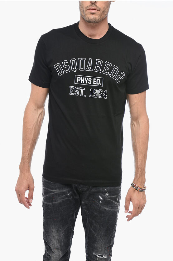 Shop Dsquared2 Printed Slim Fit T-shirt