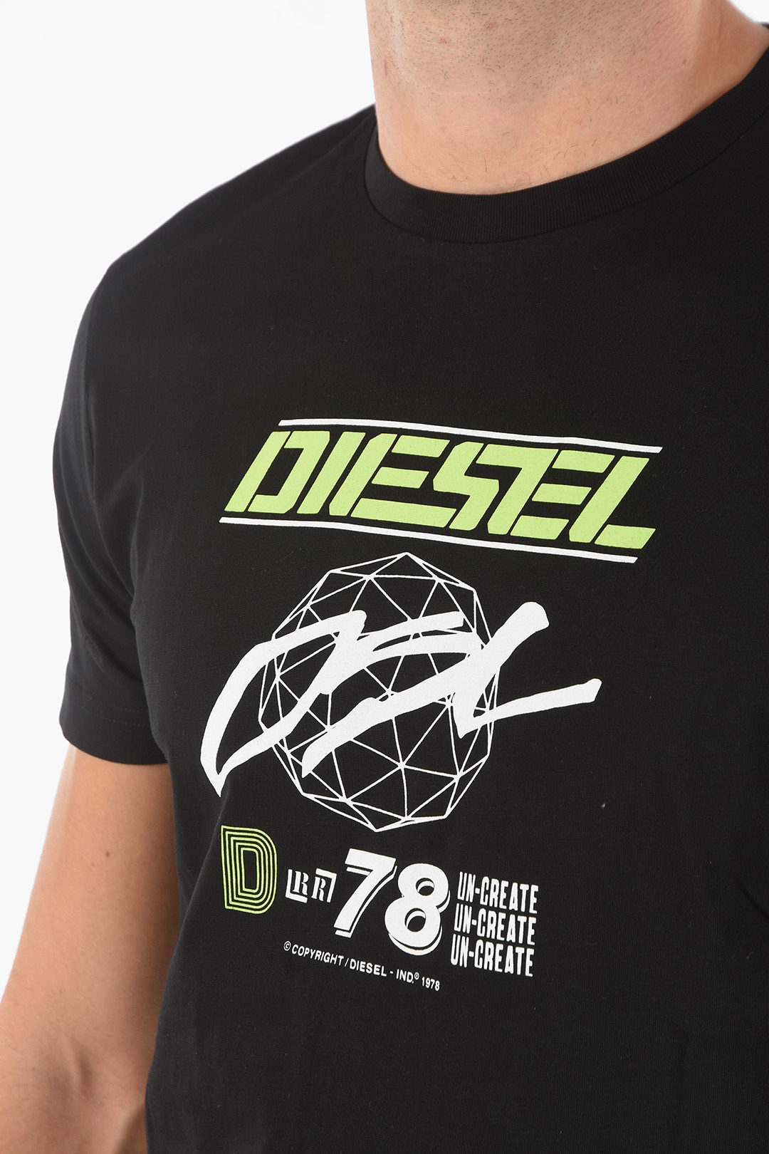 関税込【DIESEL】Diegos K38 short sleeve T-shirt★White★ロゴ Diesel Diegos K38 short sleeve T-shirt White | Dressinn