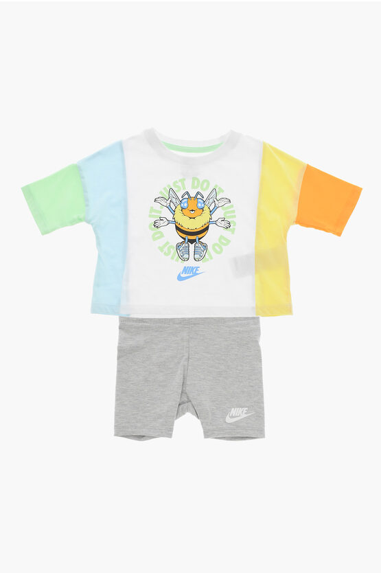 Shop Nike Printed T-shirt And Shorts Set