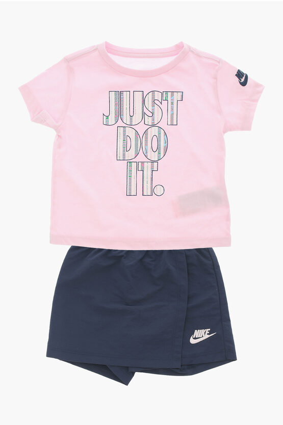 Shop Nike Printed T-shirt And Skort Set