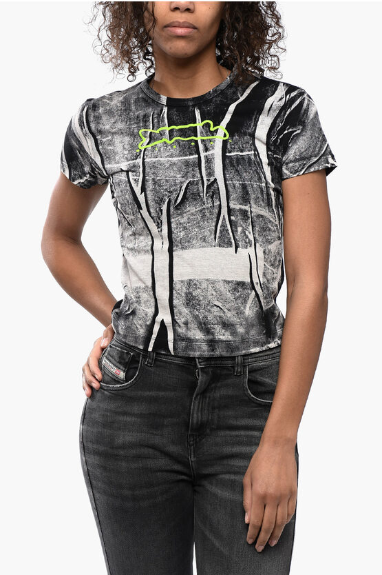 Diesel T-uncutie Cropped T-shirt