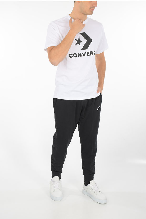 Mens white converse t shirt hotsell