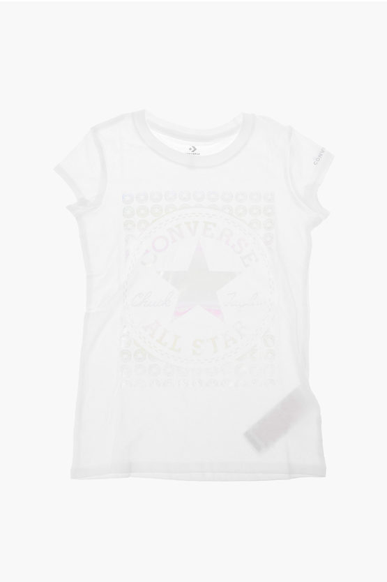 Converse Kids' Printed T-shirt In White