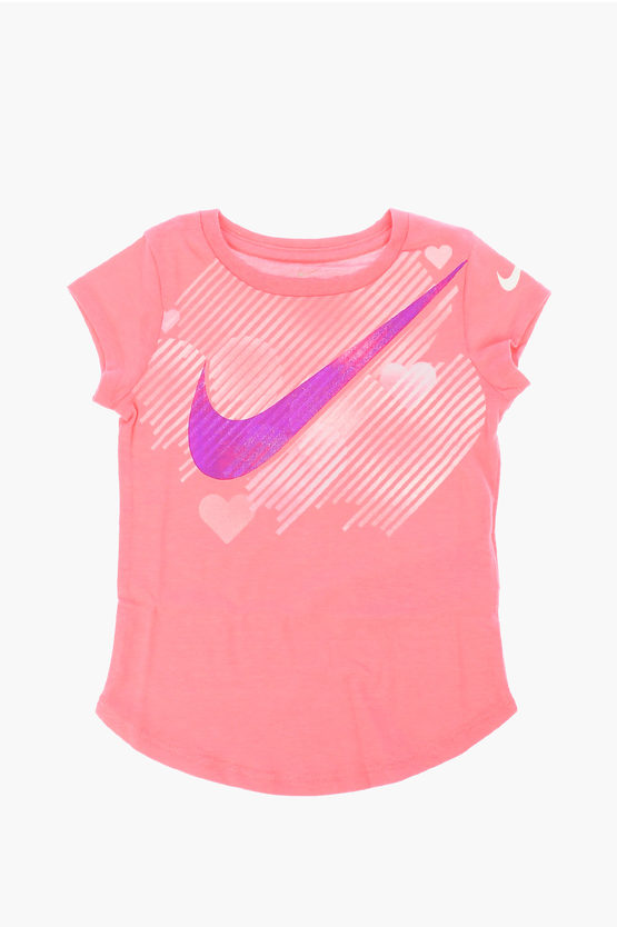 Nike Kids' Printed T-shirt In Pink