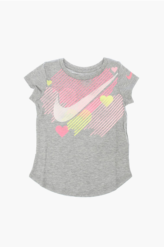 Nike Printed T-shirt In Gray