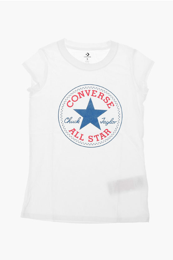 Converse Printed T-shirt In White