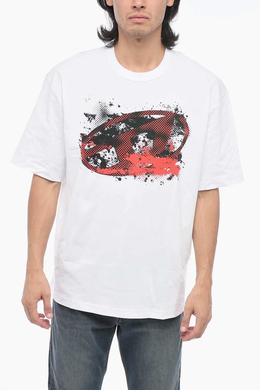 Diesel Printed T-WASH-L17 Crewneck T-shirt men Glamood Outlet