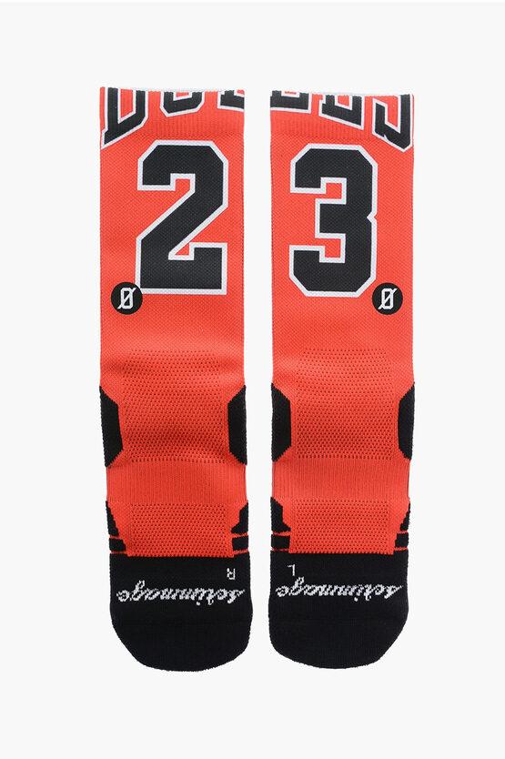 Scrimmage Printed The Goat 23 Long Socks In Red