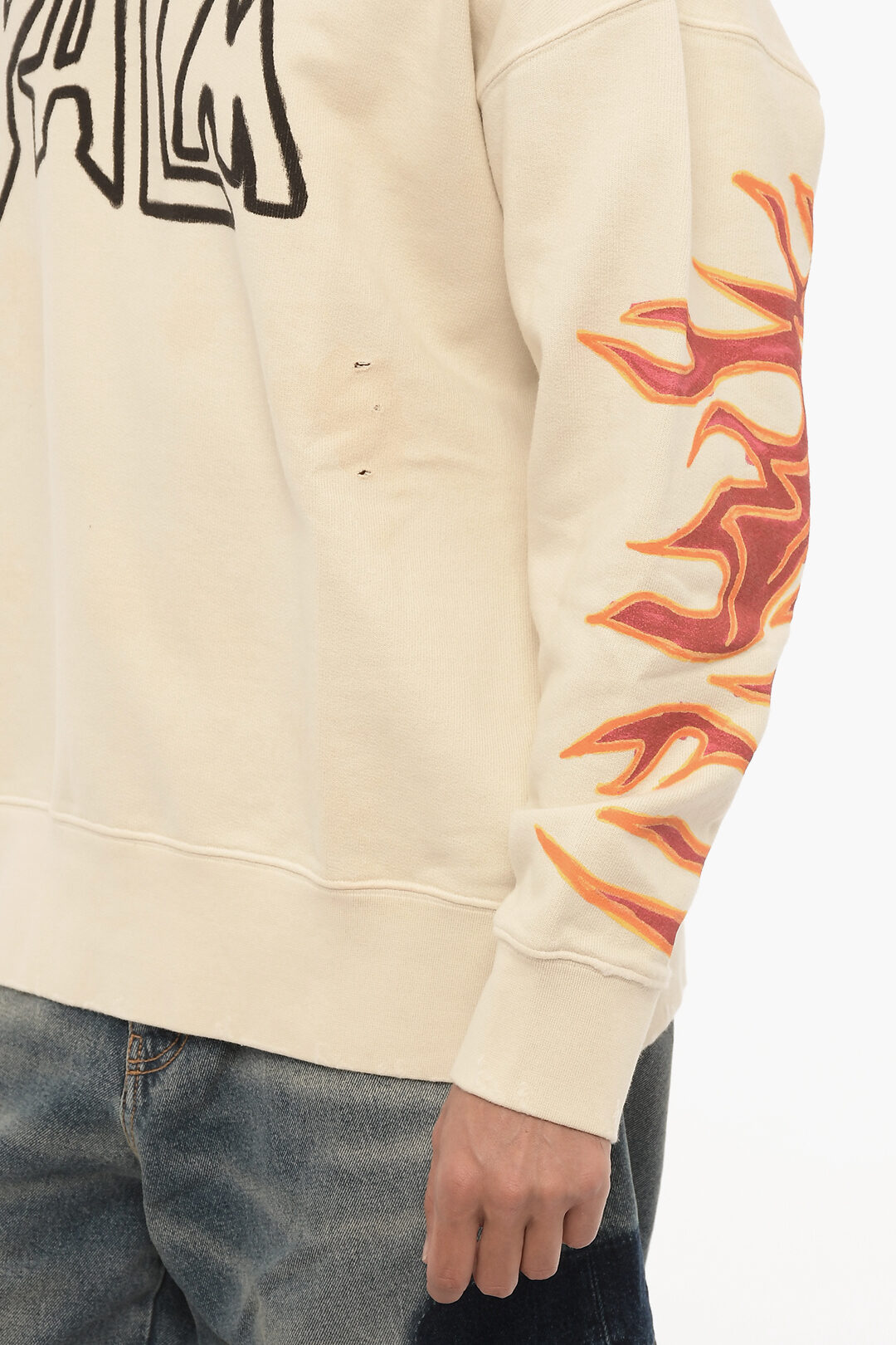 Palm Angels Printed Turtleneck Sweatshirt men - Glamood Outlet