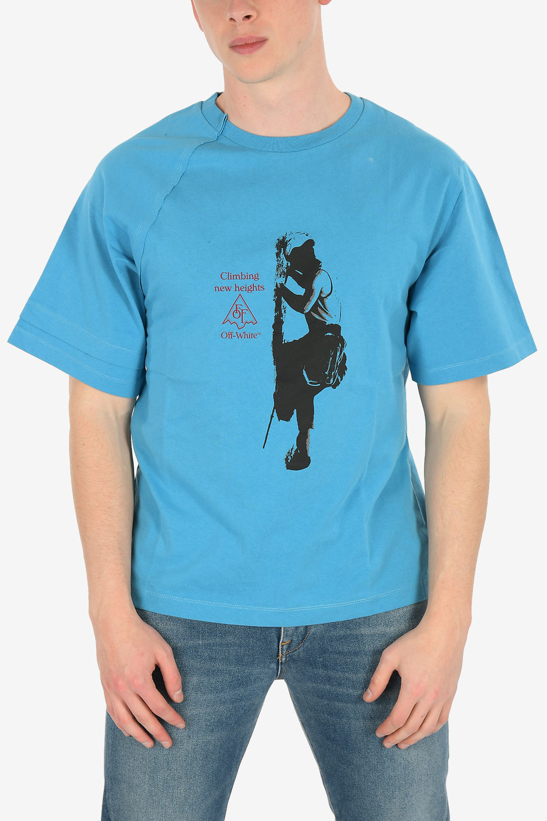 Off white t シャツ climbing new heights Off-White Printed VERTICAL