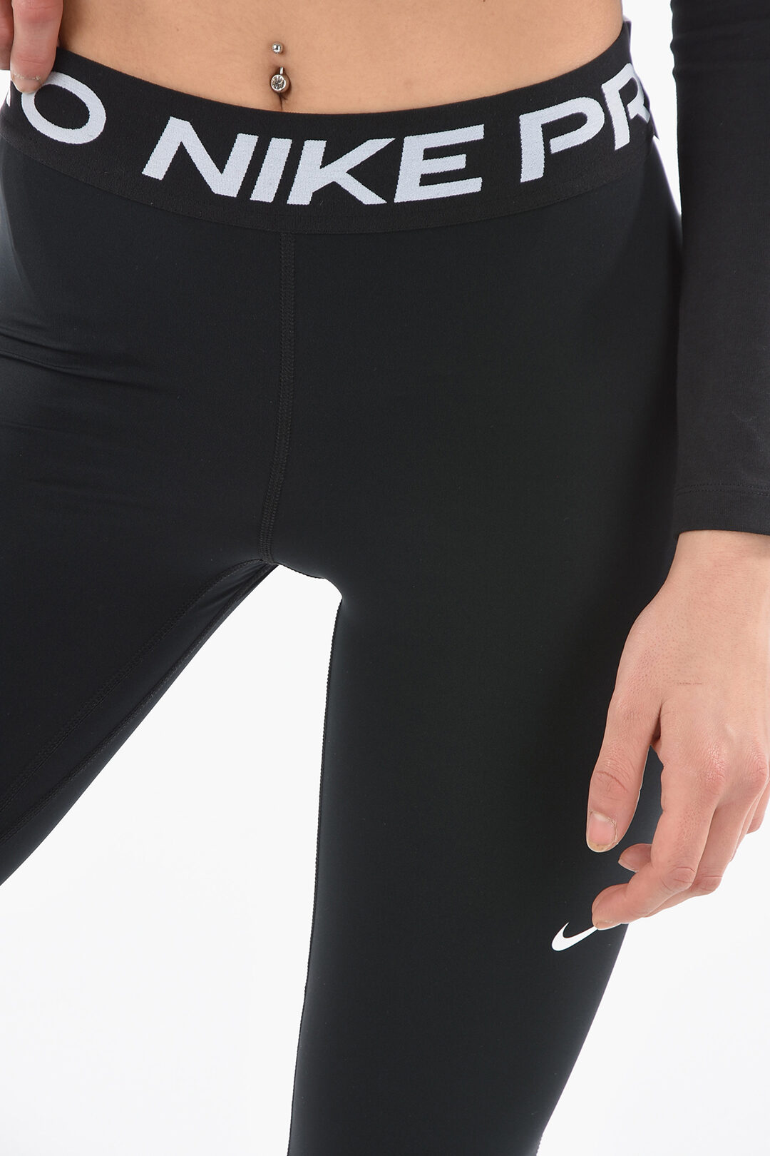 Nike PRO Logoed At the Waist DR-FIT Leggings women - Glamood Outlet