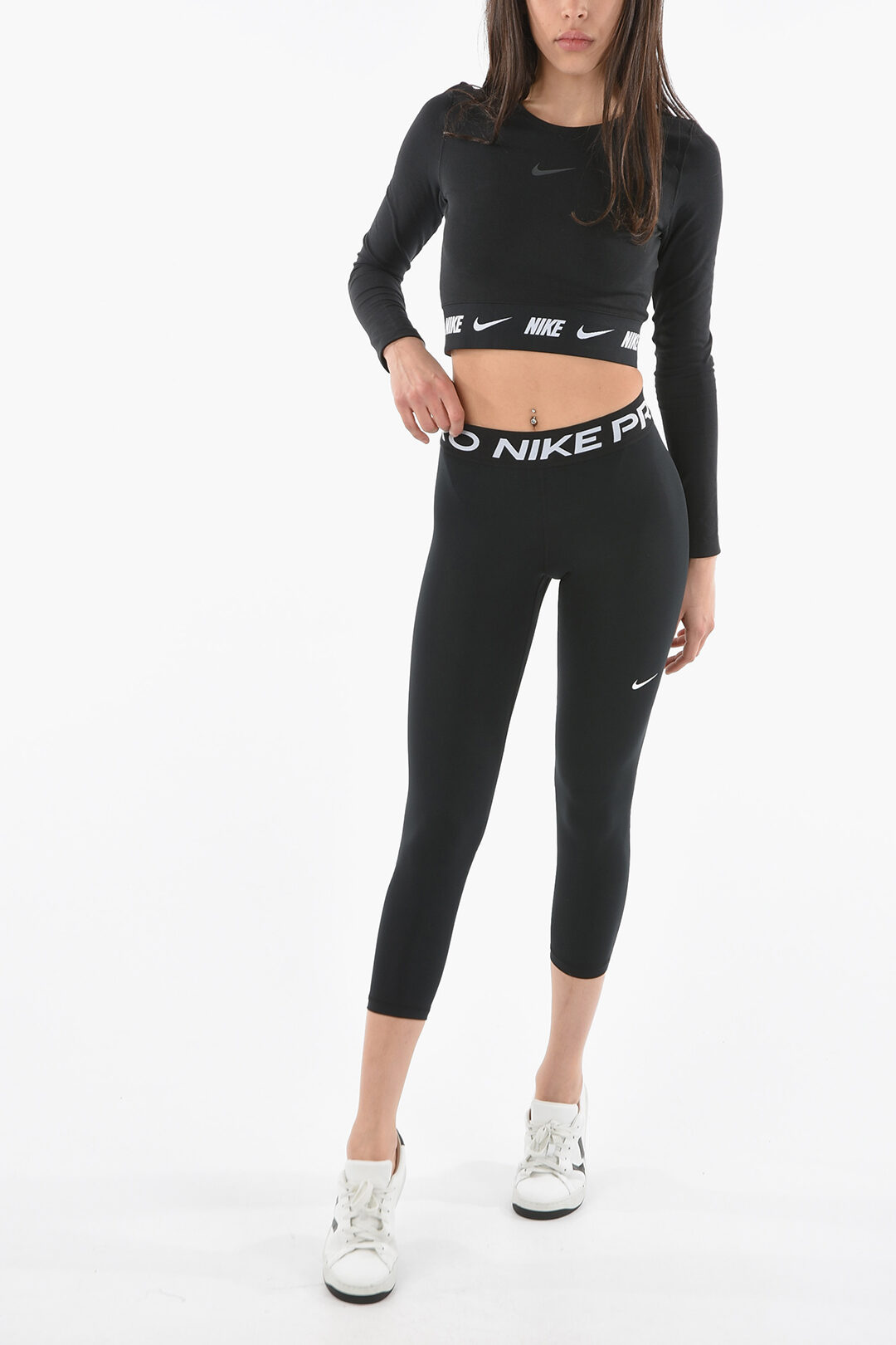 Precipicio anunciar Sensible Nike PRO Logoed At the Waist DR-FIT Leggings women - Glamood Outlet