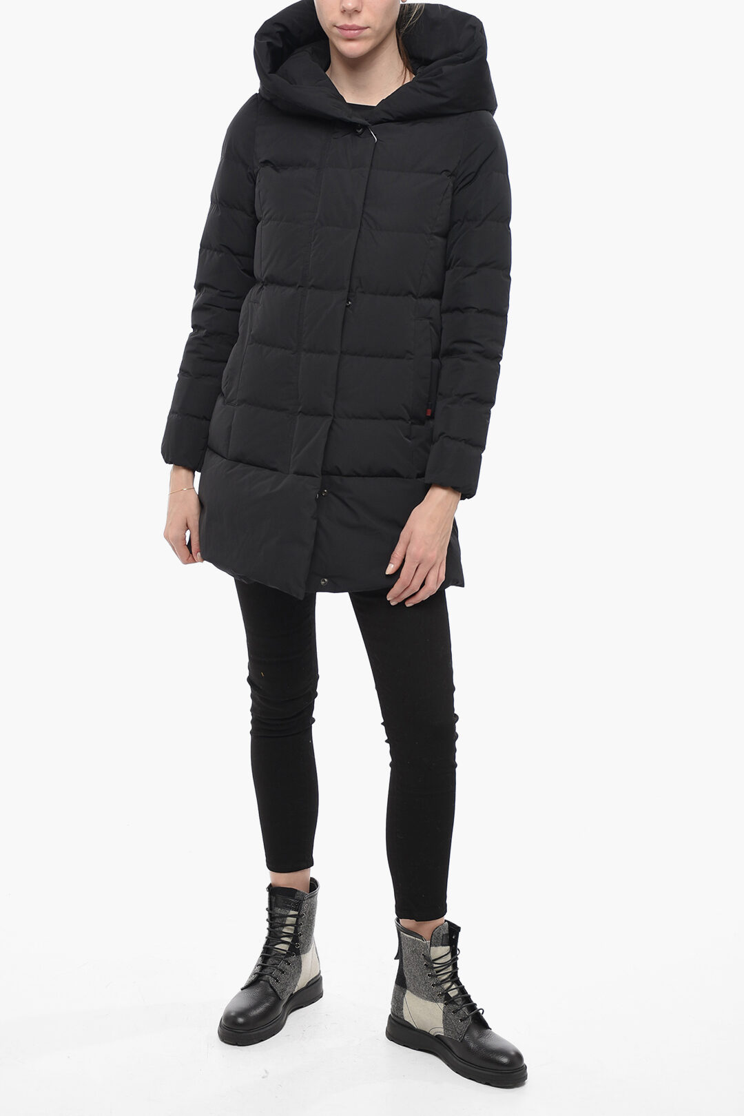 Woolrich PUFFY PRESCOTT Long Down Jacket with Hood women Woolrich PUFFY PRESCOTT Long Down Jacket with Hood women