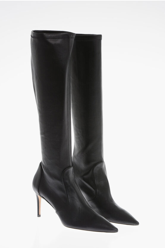 Shop Stuart Weitzman Pull-on Stuart Boots With Stiletto Heel 8cm