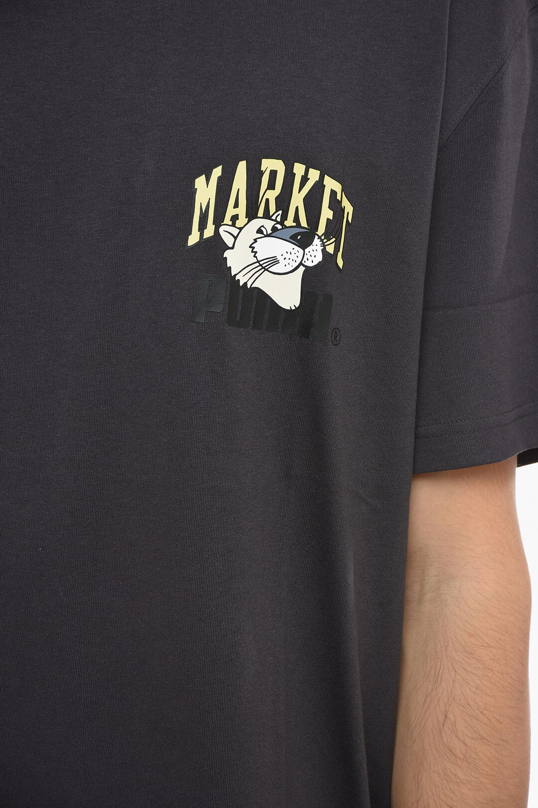 Puma PUMA X MARKET Printed Logo Cotton T-Shirt men - Glamood