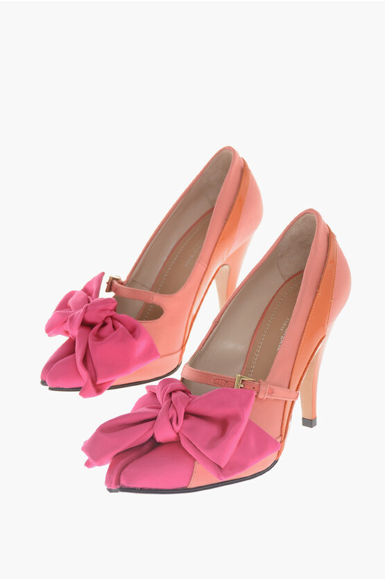 Shop Maison Margiela Pumps With Strap And Bow Detail 10 Cm