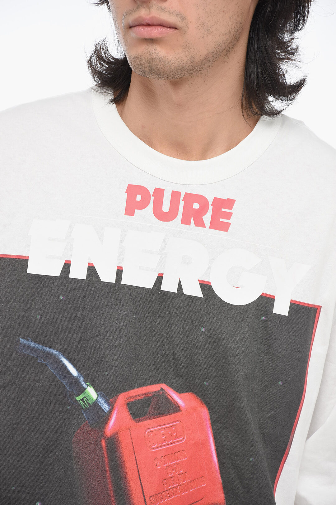トップス DIESEL T-Crane-Ls-S4 Long-sleeve T-shirt T-CRANE-LS-S4 long sleeve T-shirt brand DIESEL