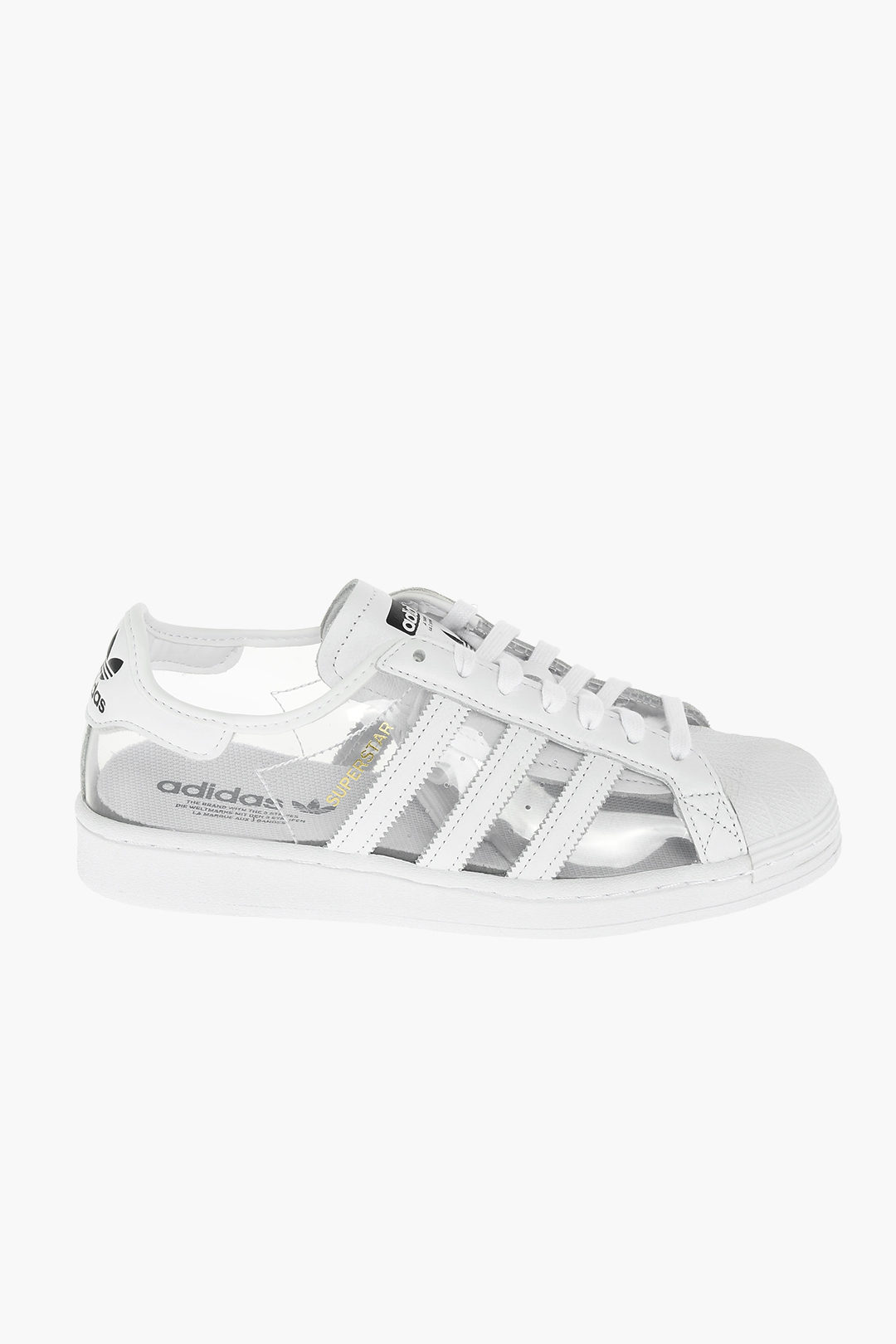 documentaire Integratie middag Adidas pvc SUPERSTAR sneakers with sheer upper men - Glamood Outlet