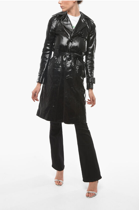 Dsquared2 Python Skin Trench with Back Vent women - Glamood Outlet