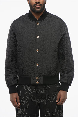 Neil Barrett Lightweight Skinny Fit Bomber Jacket with Zip Neil Barrett Lightweight Skinny Fit Bomber Jacket with Zip