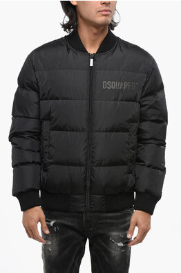 XXLサイズ　DSQUARED2 QUILTED Jacket ジャケット DSQUARED2◇ロゴ キルティング ジャケット Quilted Hooded (D