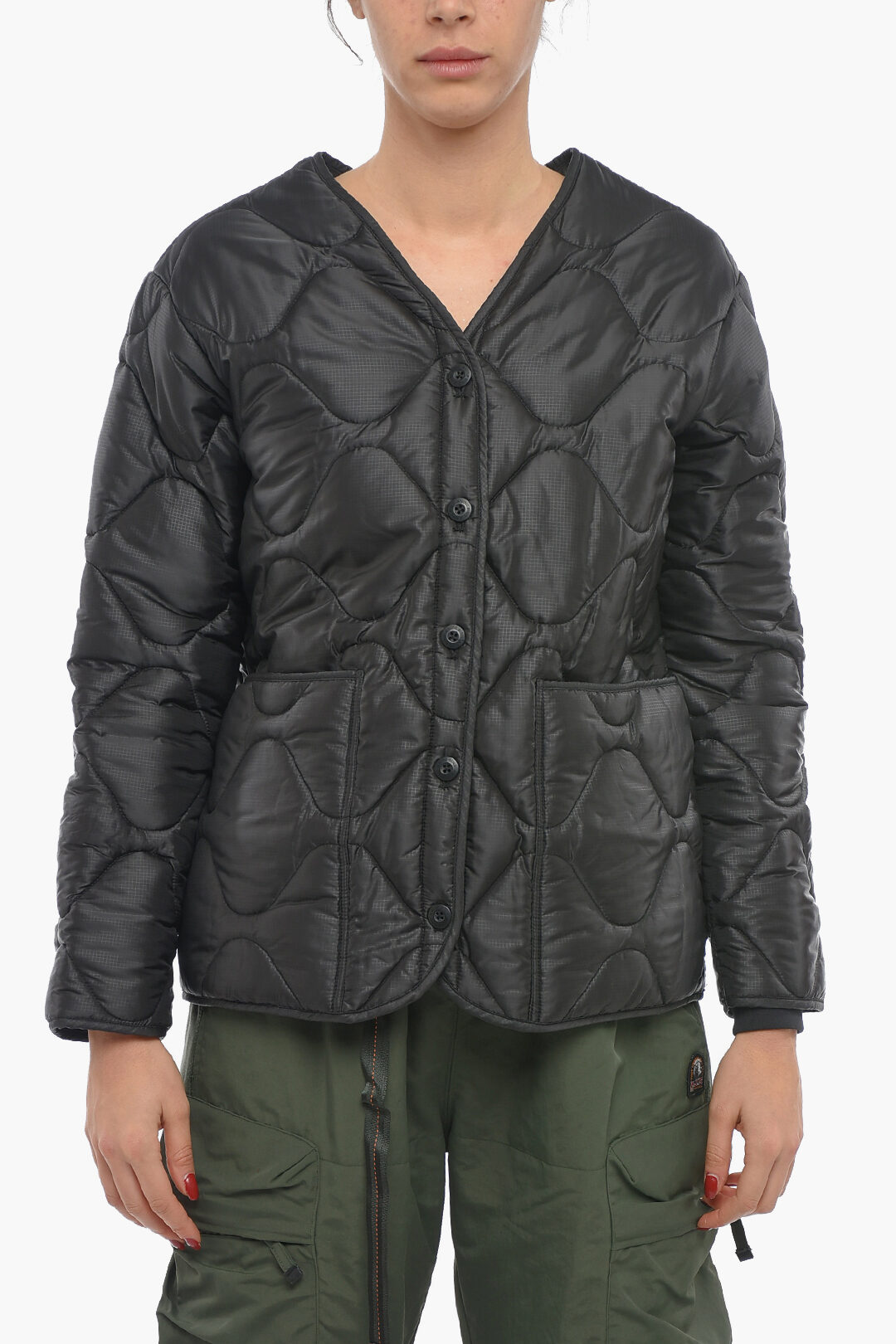 Anine Bing Quilted Bomber With Button Closure women Glamood Outlet