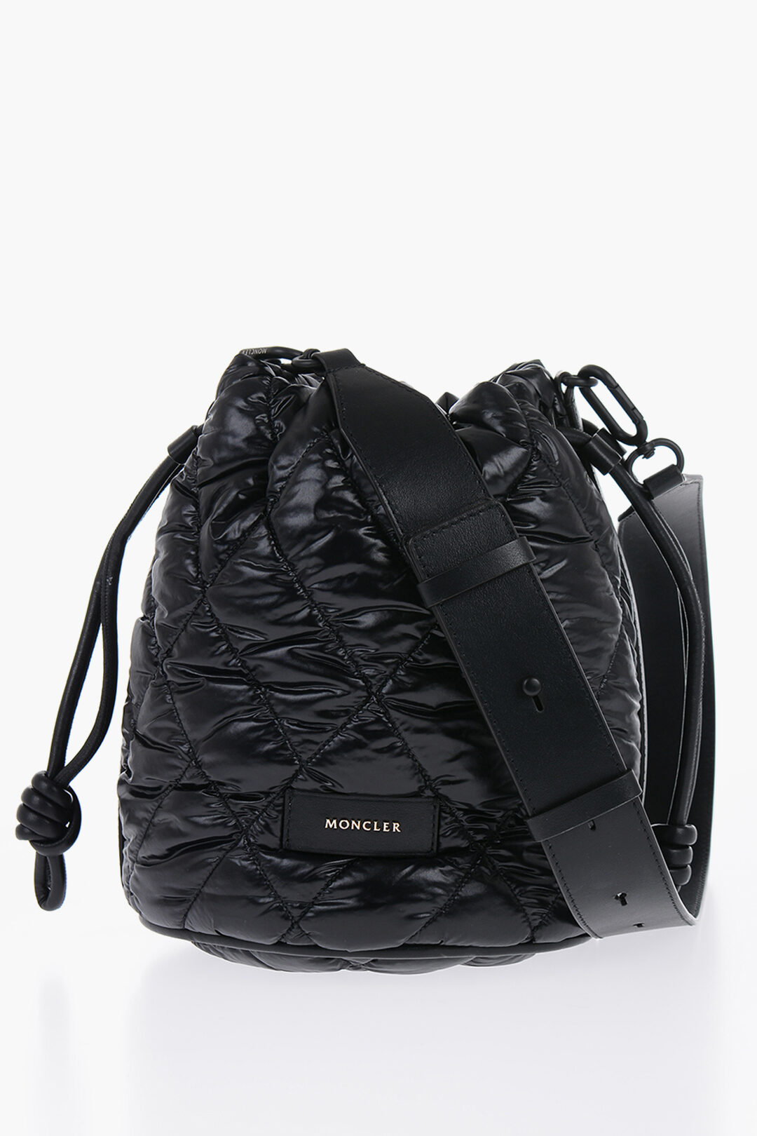 Moncler Quilted Bucket Bag with Leather Inserts women Moncler Quilted Bucket Bag with Leather Inserts women