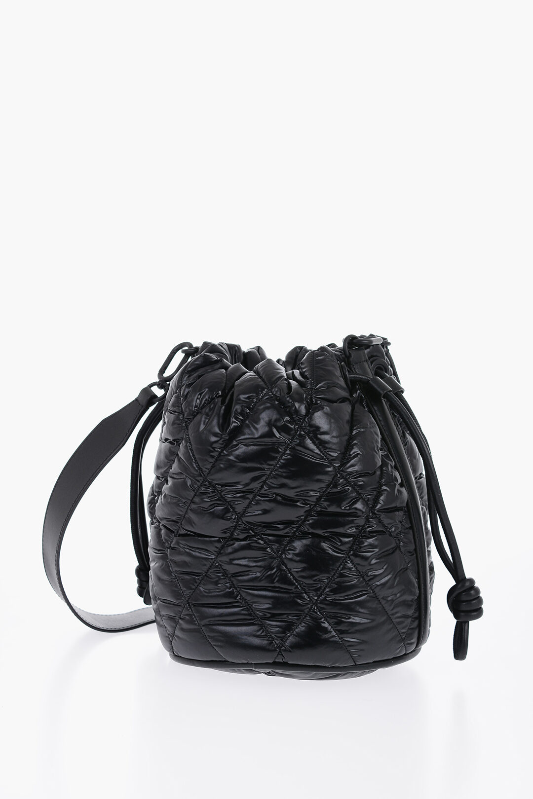 Moncler Quilted Bucket Bag with Leather Inserts women