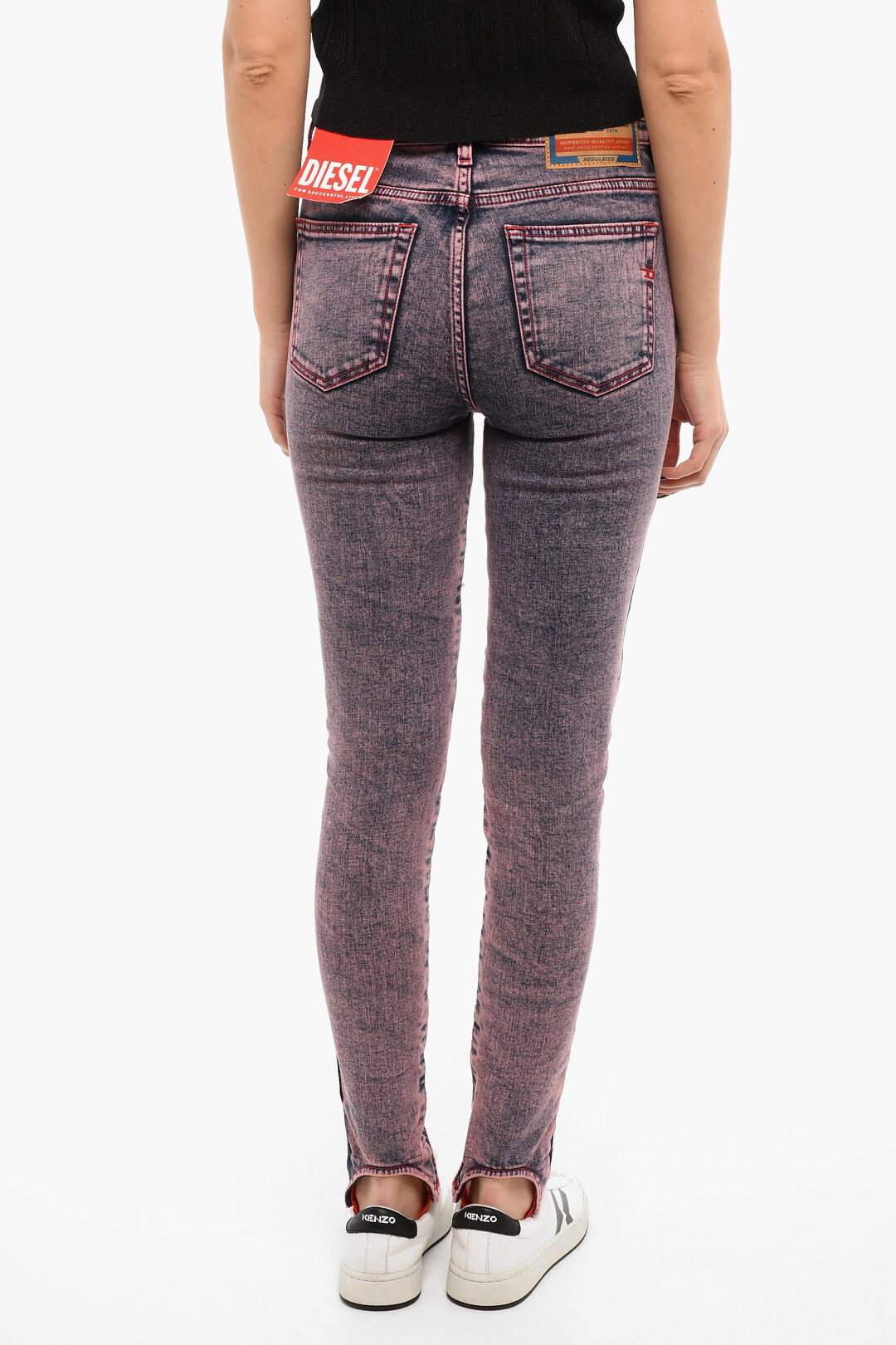 Long Stilt Pants 2023 Women's Jeans Embroidered Slim Straight
