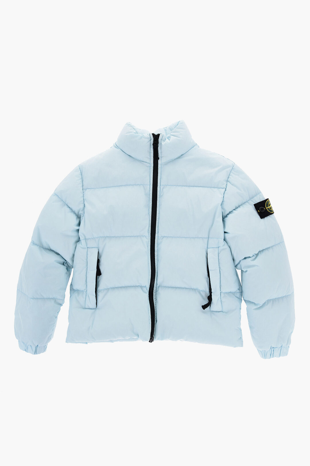 Stone Island Kids Quilted Down Jacket with Contrast Details boys
