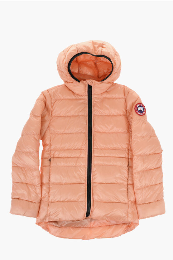 CANADA GOOSE QUILTED HOODED DOWN JACKET 