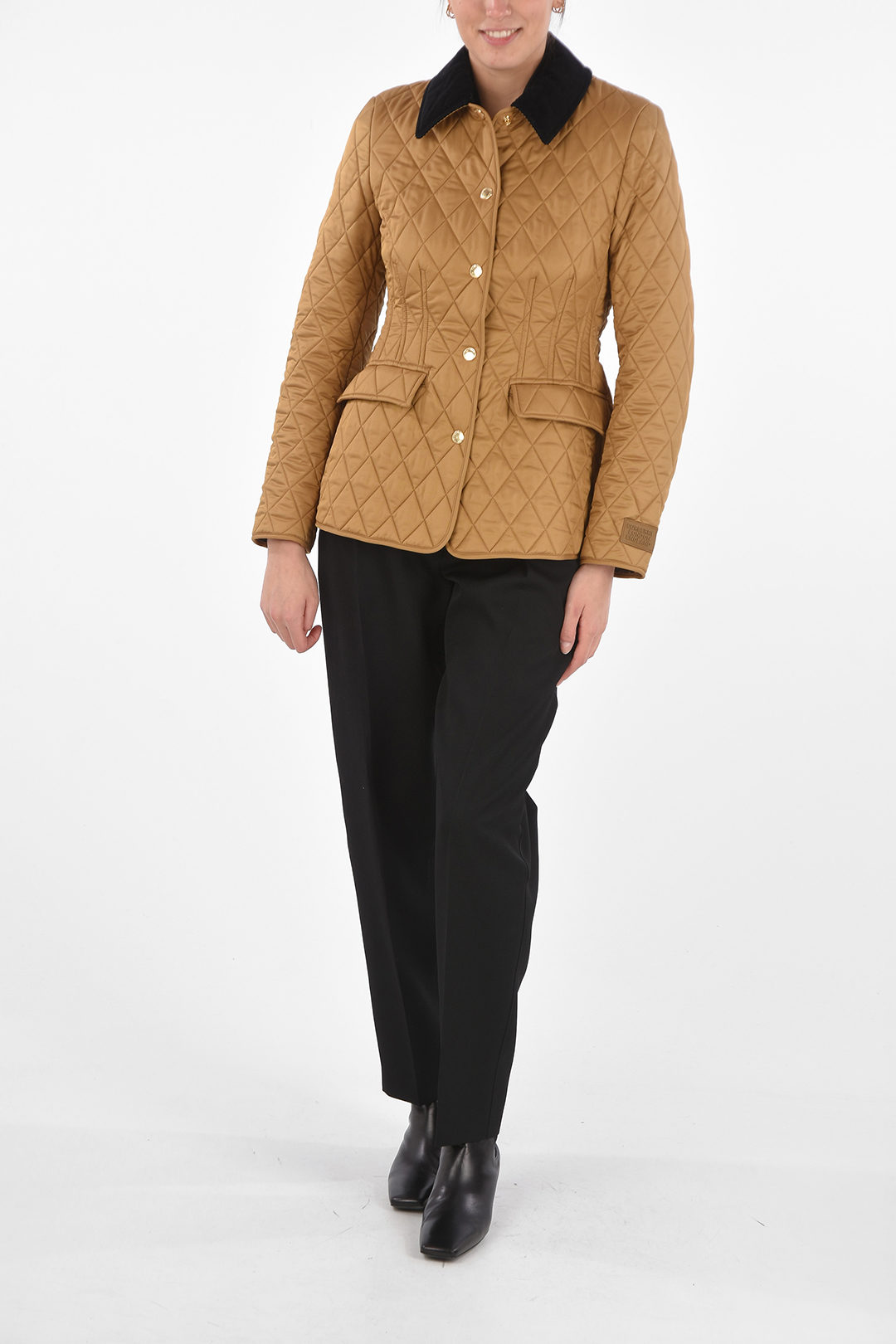 Burberry Quilted Jacket LYDD with Corduroy Collar women - Glamood Outlet